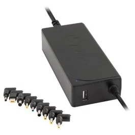 Ngs Cargador de portátil W-70W 70W automático 9 conectores voltaje 18.5-20V 1 USB